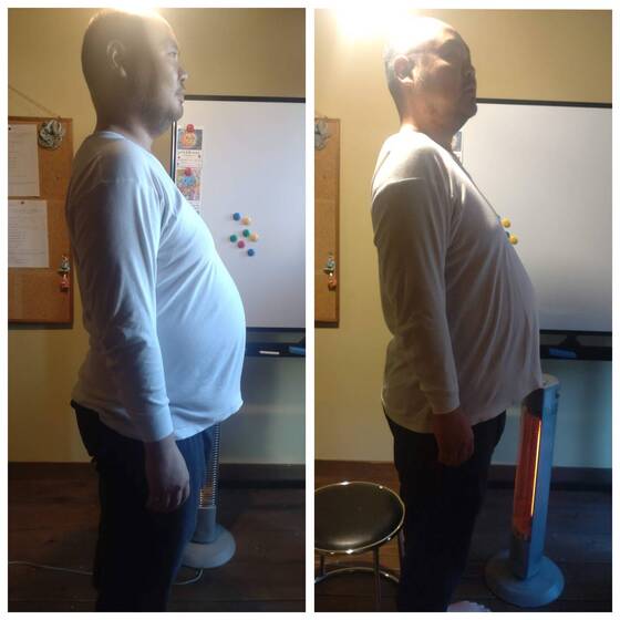 お客様セルフリンパ講座後