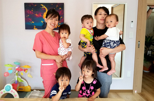 お子様と一緒に通えるから安心&リラックス♪