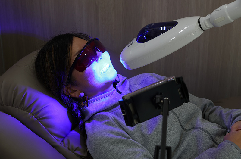 地域最長60分照射で、実感できる白い歯に♪