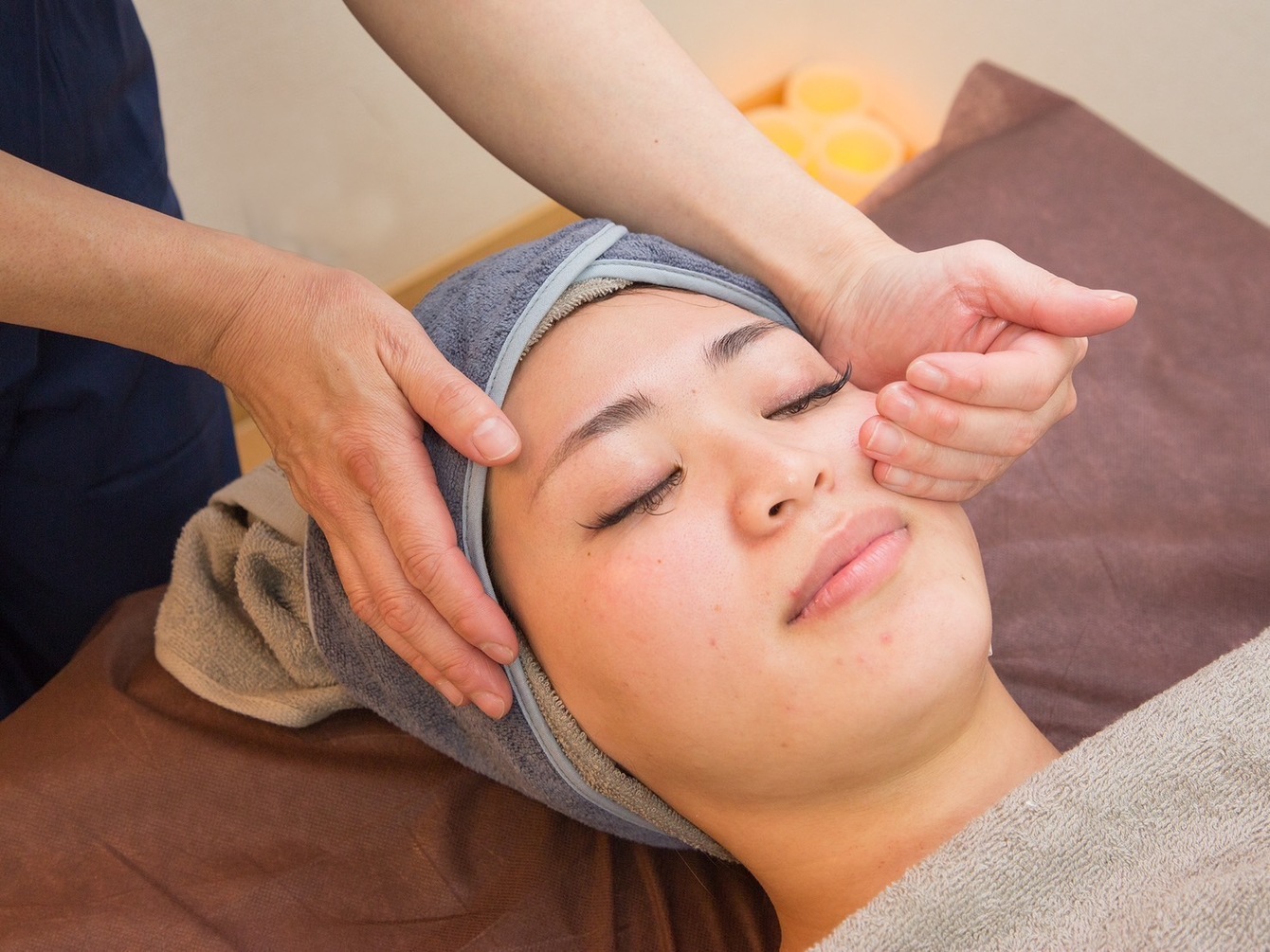 「足ふみ×コルギ×ヘッド」の極上60分で、むくみすっきり！